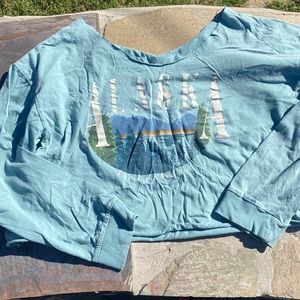 Alask Long Sleeve Crop Shirt